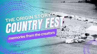 From Farm Field to Fame The Origin Story of Country Fest [upl. by Drof]