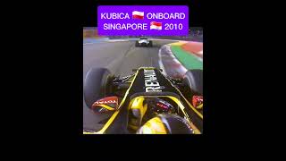 KUBICA ONBOARD SINGAPORE 🇸🇬 2010 v8 formula1 automobile f1onboard [upl. by Darton]