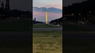 Washington MonumentDC at sunset 워싱턴디씨 워싱턴기념비 dcsunset washingtonmonument 워싱턴디씨 [upl. by Nivag]