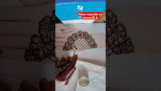 YouTube short mehandi design🙏🏻❤‍🔥❤‍🔥 [upl. by Ateiram]