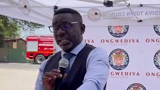 Ongwediva Council upgrades church street road [upl. by Goober]