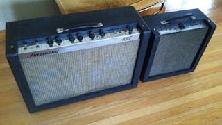 1966 Harmony H415 Tube Amp DEMO amp Teardown HOLY GRAIL TONE [upl. by Petronille178]