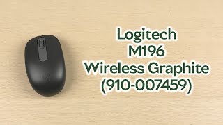 Розпаковка Logitech M196 Wireless Graphite 910007459 [upl. by Uyekawa]