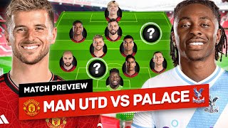 Uniteds FANTASTIC FOUR STARTS Mount Casemiro Bruno amp Amrabat Man United vs Palace Preview [upl. by Mudenihc321]