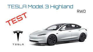 Tesla Model 3 Highland RWD  TEST ev tesla electric tesla3 highland [upl. by Yojal]