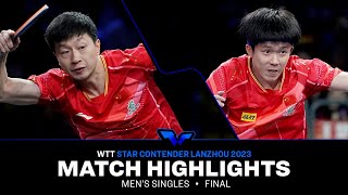 Ma Long vs Wang Chuqin  MS Final  WTT Star Contender Lanzhou 2023 [upl. by Warton631]