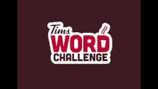 Level 792 2024 Tims Word Challenge L792 Tim Hortons [upl. by Solracesoj269]