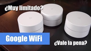 Reseña Google WiFi  El Router más sencillo y fácil [upl. by Ardnuasac]