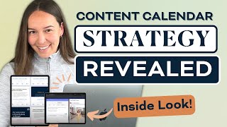 How I Plan My Content Calendar as a Social Media Manager FAST Behind the Scenes Walkthrough [upl. by Zelde]