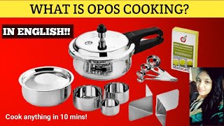 WHAT IS OPOS METHOD OF COOKING  IN ENGLISH FOR BEGINNERS Advantages and disadvantages [upl. by Delacourt400]