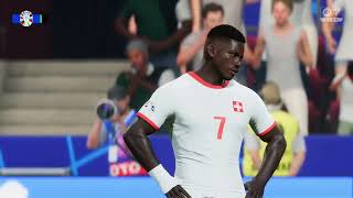 FC 24 Gameplay  Angleterre  Suisse  Euro 2024 [upl. by Connor]