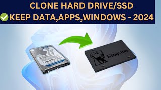 ✅2024 FIX How To Clone Hard Drive or SSD For FREE Without Losing DataApps and Windows [upl. by Nydroj]