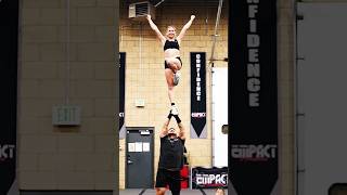 cheer cheerleading stunt flip sports youtubeshorts [upl. by Riplex743]