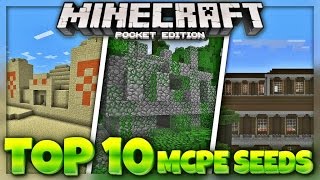 TOP 10 EPIC SEEDS FOR MCPE 11  BEST Minecraft PE 11 Seeds  Minecraft Pocket Edition 11 [upl. by Ardelle180]