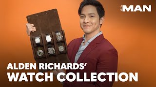 Alden Richards Prized Obsession Top 6 Watch Collection  MEGA Man [upl. by Anwadal]