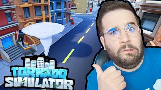 TORNÁDÓ lettem DE NAGYON 😂  Tornado Simulator 🌪️ [upl. by Havens]