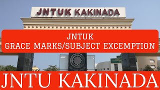 JNTUK GRACE MARKSSUBJECT EXCEMPTION jntuk [upl. by Zilvia]