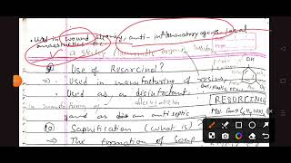 str of Ortho cresol  saponification amp saponification value 2 marks vshort que b Pharma 2nd sem poc [upl. by Yahsel]