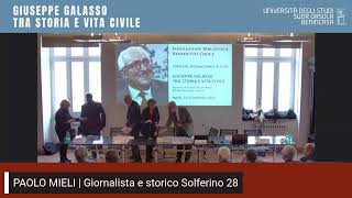 Giuseppe Galasso tra storia e vita civile [upl. by Goodrow]