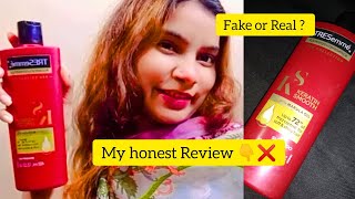 Honest Review 😱  Real or fake ❌  Tresemme shampoo 👎 [upl. by Ailam567]