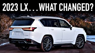 2023 Lexus LX 600 Changes amp Updates [upl. by Fraya]