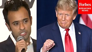 BREAKING Vivek Ramaswamy Drops Out Of GOP Race After 4th Place Iowa Caucus Showing Endorses Trump [upl. by Haney414]