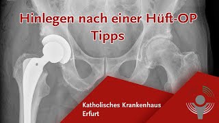 Hinlegen nach einer HüftOP [upl. by Rikki]