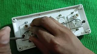 electric board Board waring kasi kare 2 five pin 2on off sawic 1 indigator electric board [upl. by Liagibba7]