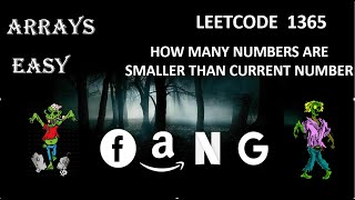 How many numbers are smaller than current number  Leetcode 1365  Zero to FAANG DSA Bootcamp [upl. by Nnaid]