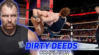 Dean Ambrose Jon Moxley Dirty Deed Compilation in WWE [upl. by Irual193]