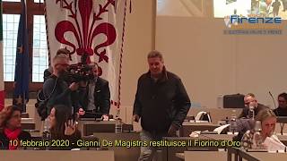 Gianni De Magistris restituisce il Fiorino doro [upl. by Capwell]