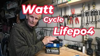 Watt Cycle Lifepo4 12volt 100ah Mini [upl. by Inhsor172]