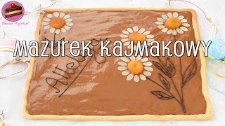 Prosty mazurek kajmakowy na Wielkanoc  Domowe Wypieki [upl. by Immaj]