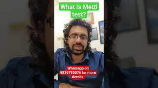 What is Mettl Test exam study preparation competitive students preparation shorts [upl. by Shererd799]