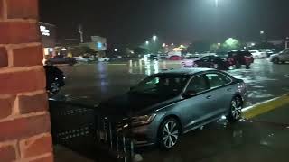 Rain Walk In Front of Brookshires Grocery Store [upl. by Gianina274]