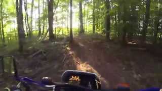 Suzuki DR200 Trail Riding [upl. by Nosnev]