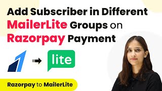 How to Add Subscriber in Different MailerLite Groups on Razorpay Payment  Razorpay to MailerLite [upl. by Polard]