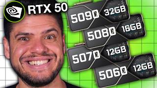 NOVIDADES das RTX 50 VALE a PENA ESPERAR a RTX 5060 A RTX 4060 vai ficar BARATA [upl. by Wallache]