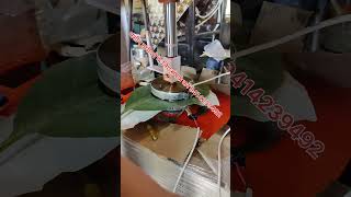 Natural sal leaf Dona pattal machine machine pattalmachinejaipur paperplatemakingmachine [upl. by Ines301]