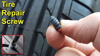 Tire Repair  Fastest and Cheapest Puncture Repair Kit [upl. by Finella]