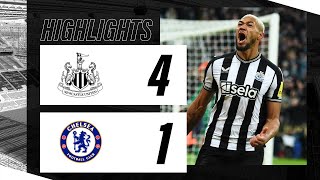 Newcastle United 4 Chelsea 1  Premier League Highlights [upl. by Liban]