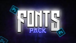 FONT PACK 1000 Fonts Google Drive Link [upl. by Bernadine]