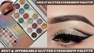 BEST amp AFFORDABLE GLITTER EYESHADOW PALLETTE [upl. by Tudela]