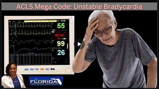 ACLS Mega Code Review  Unstable Bradycardia and Transcutaneous Pacing AHA ACLS [upl. by Retnuh891]