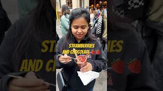 Everything I ate at the Borough Market in London 🍓🦪🥪 [upl. by Fredia]