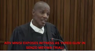 Adv Mnisi EXPOSES Witness as Hired Gun in Senzo Meyiwa Trial [upl. by Ruthy]