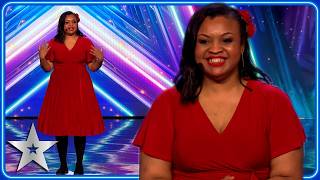 Impressionist Suzi Wild left the Judges in STITCHES  Unforgettable Audition  Britains Got Talent [upl. by Aistek]