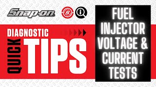 Fuel Injector Voltage amp Current Tests  Quick Tip [upl. by Oiramed]