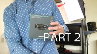 Logitech C922 Pro Stream Webcam  Part 2 [upl. by Isidore]