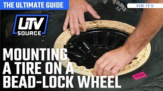 The Ultimate Guide Mounting a Tire on a Beadlock Wheel [upl. by Wey975]